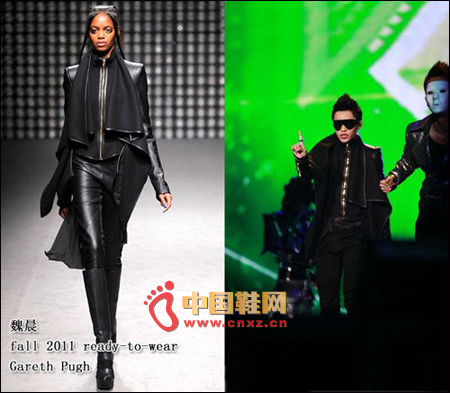 κ��������Gareth Pugh 2011�ﶬϵ�к�Ƥװ���˾�ϲ���˷�